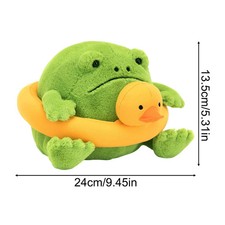 Adorable Jellycat Ricky Rain Frog in Rubber Ring, Perfect Mother's Day Gift