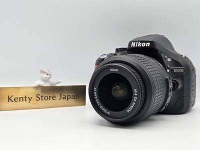 [MINT / 3k shots] Nikon D5200 Digital SLR Camera + 18-55mm VR From Japan