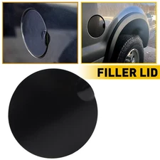Black Door Fuel Tank Cover Cap Tank Gas Trim For 2009 10 11 12-2014 Ford F-150