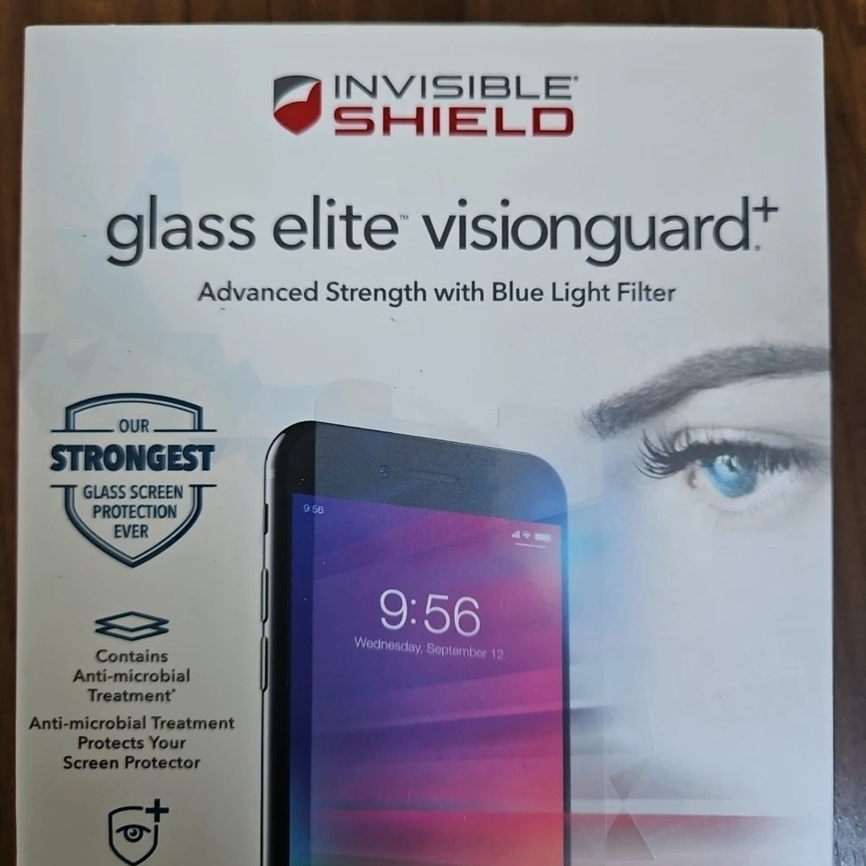 Nuevo ZAGG Apple iPhone 8 Plus/7 Plus/6s Plus/6 Plus Escudo Invisible VisionGuard+ Foto 3 de 4