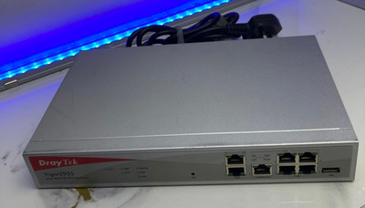 DrayTek Vigor2955 Dual WAN SSL VPN Gerät mit UK PSU & Halterungen #165