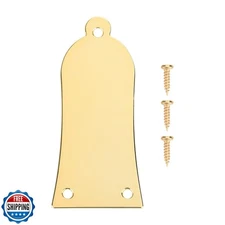 KooingTech Truss Rod Cover, Electric Guitar Rod Cover, 3 Hole Metal Truss Rod