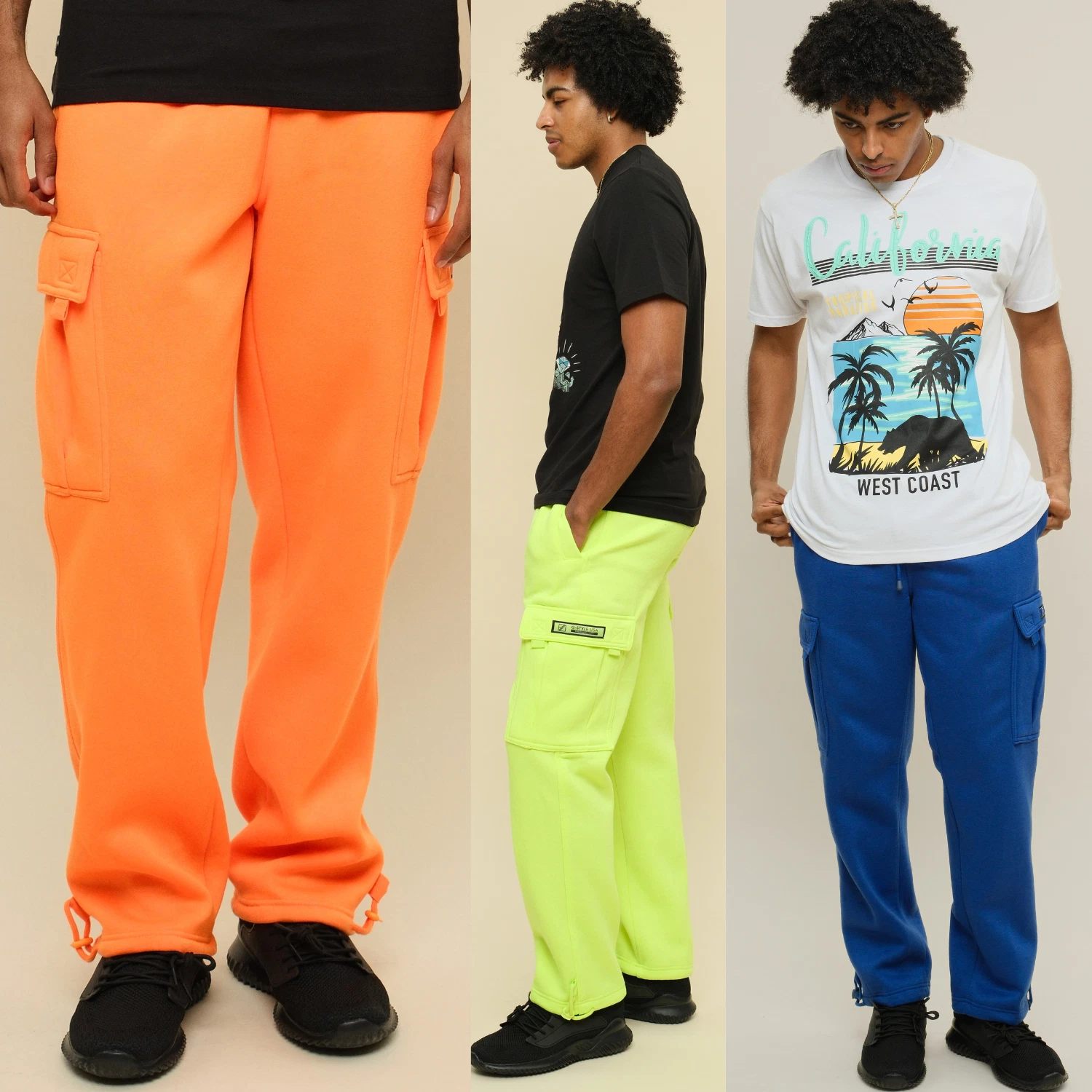 G-Style USA Men's Jogger Heavy Weight Fleece Cargo Pocket Sweat Pants S~6XL-FL77
Opens in a new wind