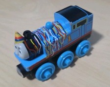 Thomas  Friends Wooden Railway Train Tank Engine BIRTHDAY THOMAS 2012 Very Good