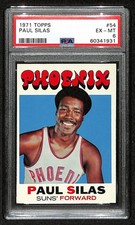 Paul Silas 1971 Topps #54 Suns PSA 6 207551