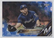 2016 Topps Box Set Chrome Sapphire Edition /250 Shane Peterson #672 5m0