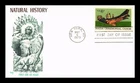 US COVER HAIDA CEREMONIAL CANOE NATURAL HISTORY FIRST DAY ISSUE MARQ CACHET
