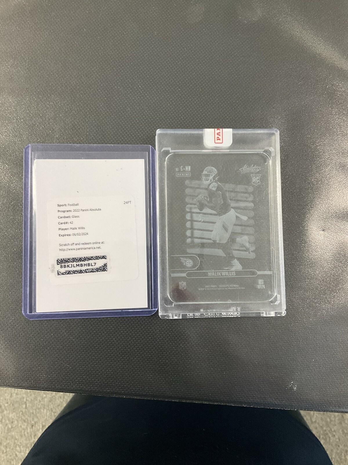 2022 Panini Absolute - Glass #G-MW Malik Willis (RC) Case Hit!