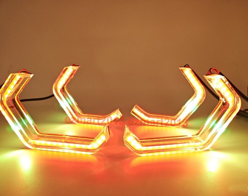for BMW F12 F13 F06 M6 640d Dream color Flow dynamic Crystal RGB halo ring DRL - Picture 20 of 20