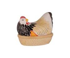 Image of Mason Cash Mother Hen 12 Egg Nest, Ceramic