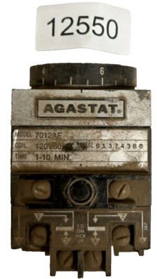 Agastat 7012AF Time Delay Relay 120V 60Hz 1-10min