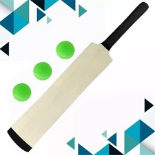 Adult Wooden Cricket Bat ? Practice & Match Kit, Perfect for Game & Training