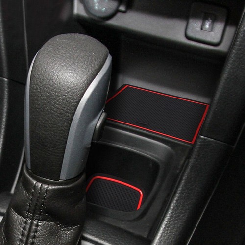Gate Slot Mats fits Suzuki Swift 1.2 SPORT Rubber Non-slip Door Cup Holder Pad - Picture 4 of 11