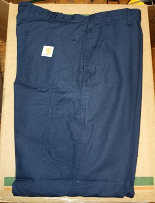 Carhartt NAVY BLUE Dungaree Fit Work Pants SIZE 32Ã28 383-20 Soft Lightweight B3 | eBay