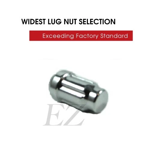 Lug Nuts Spline Tuner 12x1.25 20Pc for Nissan Subaru Chrome - Изображение 3 из 3