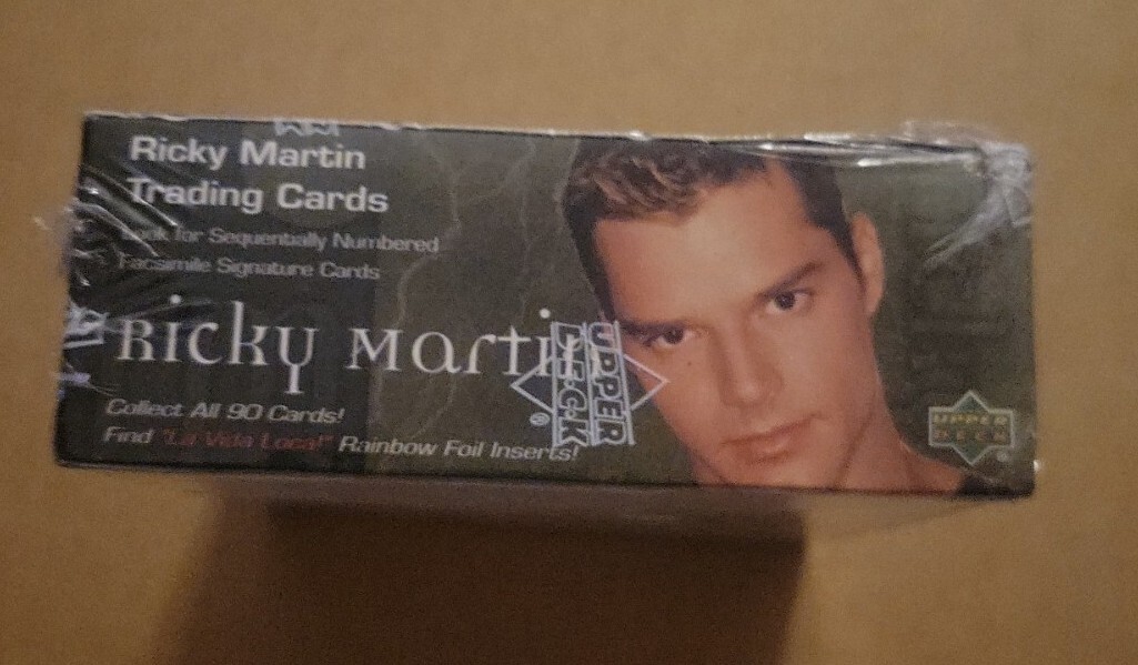 1999 Upper Deck Ricky Martin factory sealed card box Possibl Facsimile autograph - Picture 3 of 7