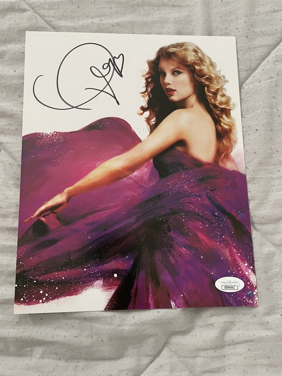 Taylor Swift Signed Speak Now Era Photo JSA COA Heart | eBay