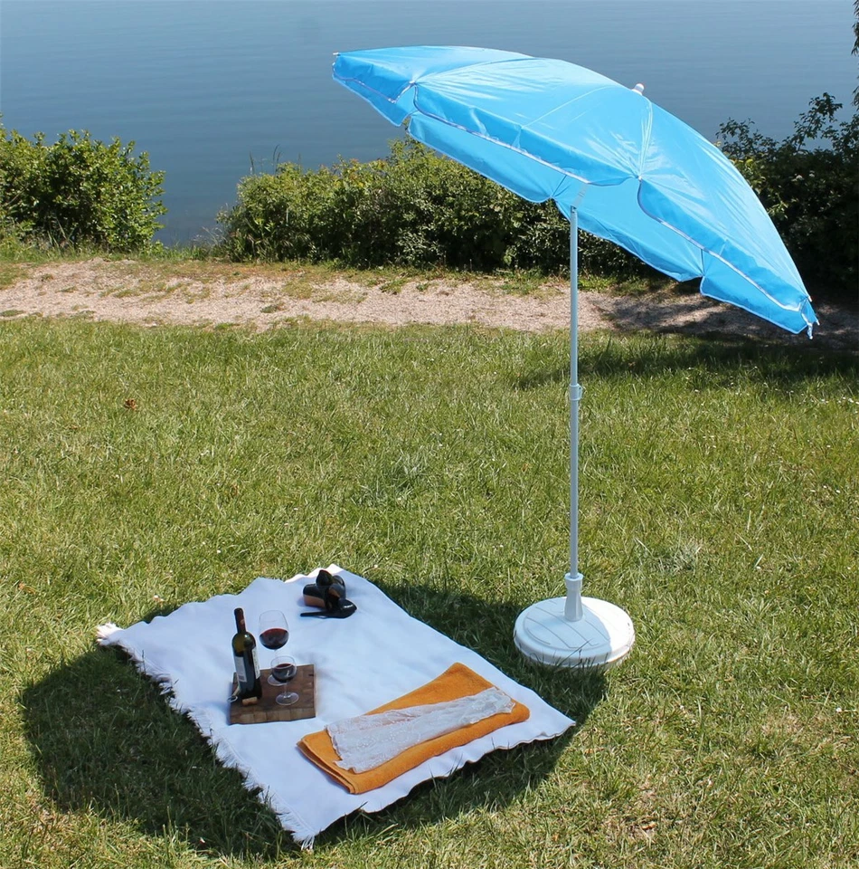 Sonnenschirm 175cm Strandschirm Gartenschirm Marktschirm Balkonschirm knickbar S - Bild 4 von 4