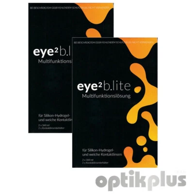eye2 B.Lite Multifunktionslösung 4x360ml + 4 Linsenbehälter [1688] - Bild 1 von 2