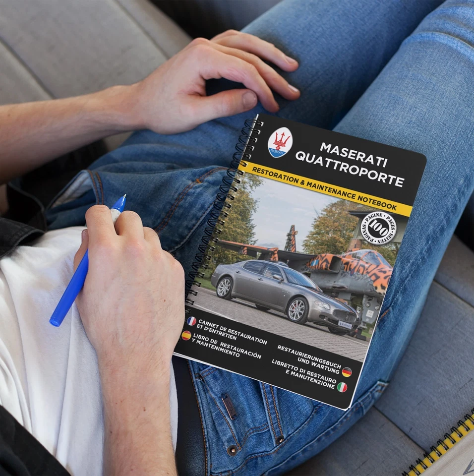 MASERATI QUATTROPORTE : Libretto Di Restauro E Manutenzione - CONSEGNA GRATUITA - Immagine 2 di 4