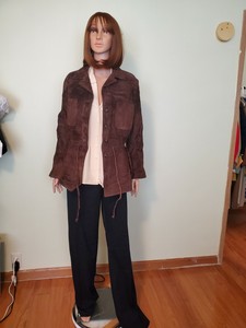 anne klein suede jacket