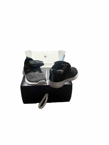 Nautica Baby Infant Boys Sneakers Black/White Lightweight Shoes Size 3 - 第 7/8 張圖片