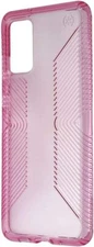 Speck Presidio Perfect-Clear Grip Case for Galaxy S20+ (Plus) - Transparent Pink