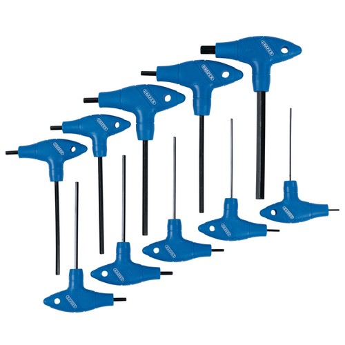 Draper Imperial T Handle Hex Key Set 10 Piece With Wall Mounting Stand 33871 - Picture 2 of 3