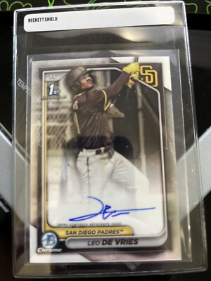 2024 Bowman Chrome Leo De Vries Rookie Auto (Padres) | eBay