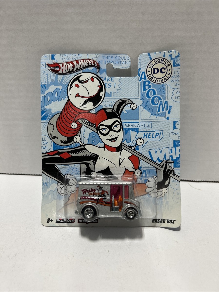 2011 Hot Wheels Harley Quinn Bread Box DC Comics Originals GRAY