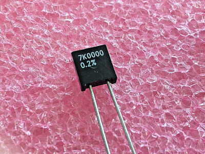 2pc matched Vishay Metal Foil Resistor 7K Ohm 0.2% 300mW VSR Y00757K0000