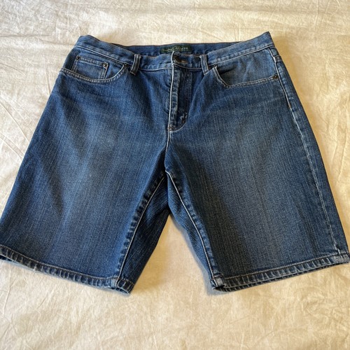 Lauren Ralph Lauren Jeans Denim Bermuda Shorts Women’s Size 12 Dark Wash LRL