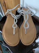 Peacocks ladies sandals size 8 used