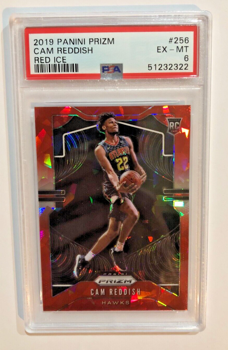 Graded 2019 Panini Prizm Cam Reddish Red Ice Rookie Card