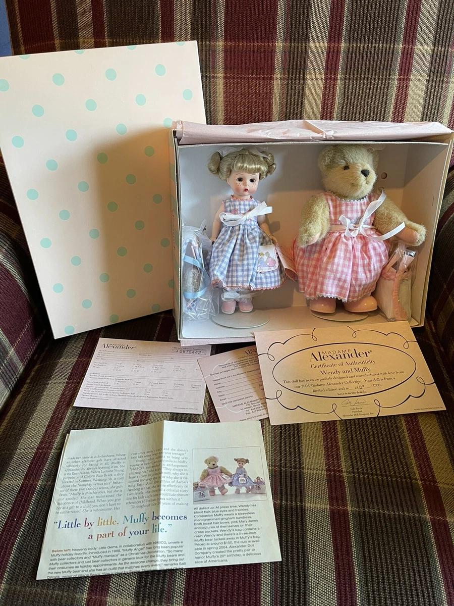 Madame Alexander 8 Doll 33635 Wendy and Muffy NIB