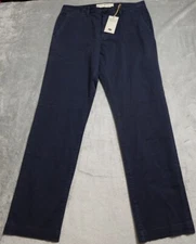 Normal Brand Pants Men's Size 34X34 Navy Blue Straight Chino Casual Pants