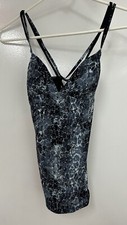 TYR size SMALL 4/6 Swimsuit Black , Serpiente Brooke Tank Top