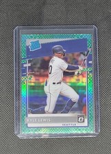2020 Donruss Optic Baseball Kyle Lewis Rated Rookie #56 Green Dragon 47/84 SEA