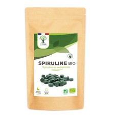 Spiruline Bio en Comprimés - Conditionné en France - Vegan - 300 comprimés