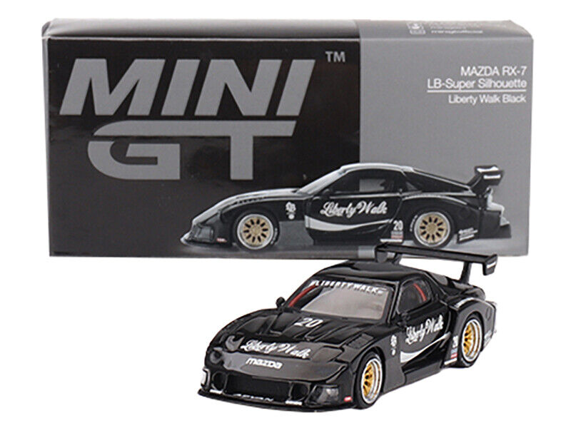 Mazda RX-7 LB-Super Silhouette #20 Liberty Walk Black Mazda RX-7 LB-Super Silhouette #20 Liberty Walk Black