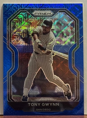 Tony Gwynn 2021 Panini Prizm Blue Wave Prizm #225 55/199 M32
