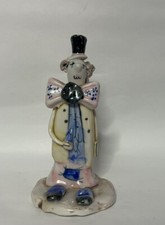 Vintage Meneghetti Capodimonte Spaghetti Capelli Clown Italia, Ritirato.