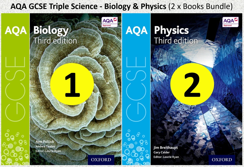 AQA GCSE Triple Science Student x 2 Books Bundle : Biology & Physics - Image 2 of 2