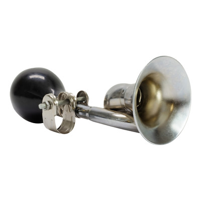 P4B Fahrrad Hupe Posthorn Ballhupe Klingel Tröte Ø 22 mm verchromt