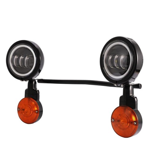 Barra de luz antiniebla LED de 4,5" para Kawasaki VN Vulcan 1500 1600 1700 Nomad - Imagen 8 de 11