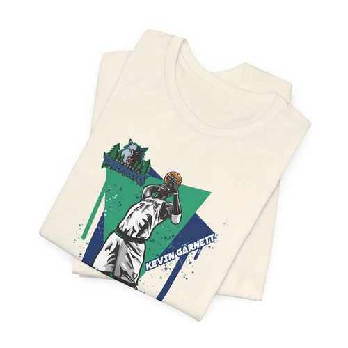 Kevin Garnett Minnesota Timberwolves Signature Auto Premium Graphic T-Shirt