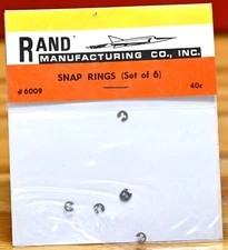 C-clips for Rand Actuators / servos for balsa model airplane, boat, car, glider