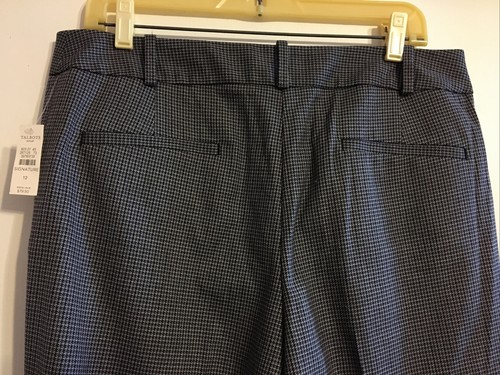Pantalone donna firmato Talbots taglia 12 tweed bottoni lavoro casual nuovo con etichetta - Foto 3 di 6