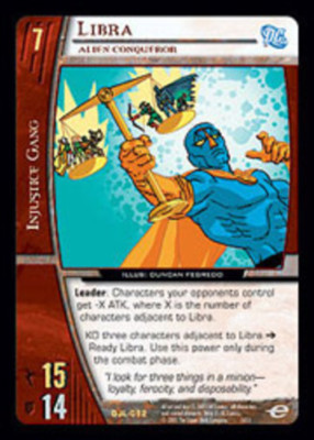 VS System: Libra, Alien Conqueror - Foil [Played] DC Justice League of ...