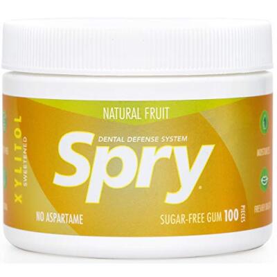 Spry Fresh Natural Xylitol Chewing Gum Dental  Assorted Flavor Names , Sizes 